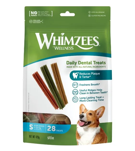 Whimzees Natural Stix Dental Dog Chews