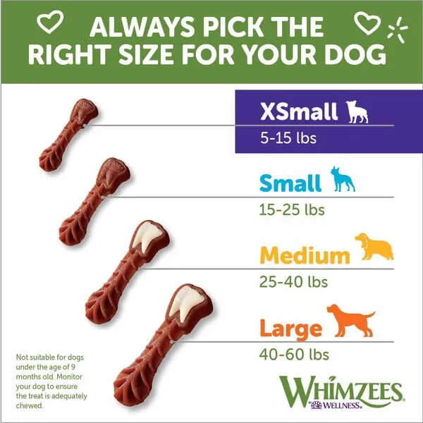 Whimzees Vegetarian Dental Chews for Dogs