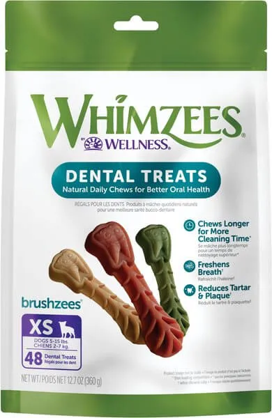 Whimzees Vegetarian Dental Chews for Dogs