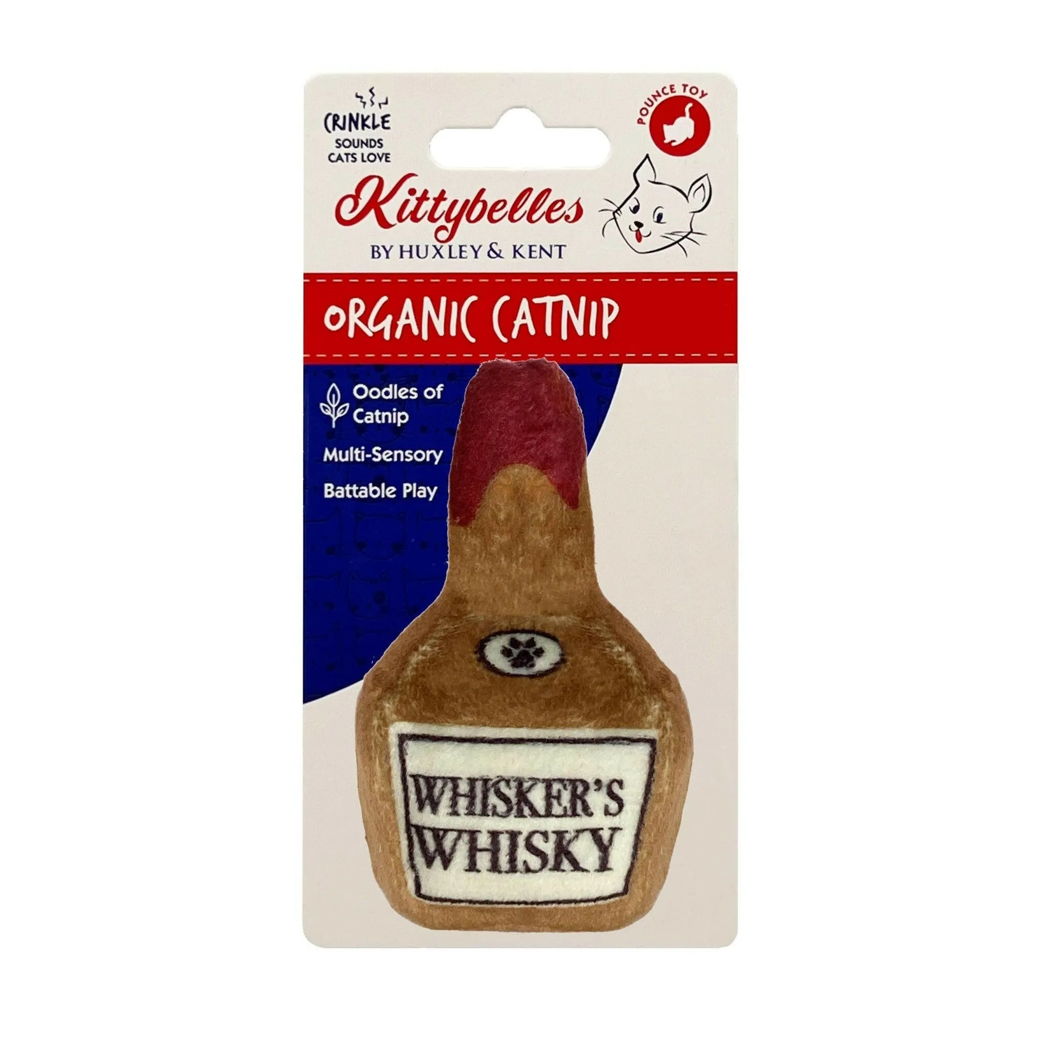 Whisker's Whisky Plush Toy For Cats