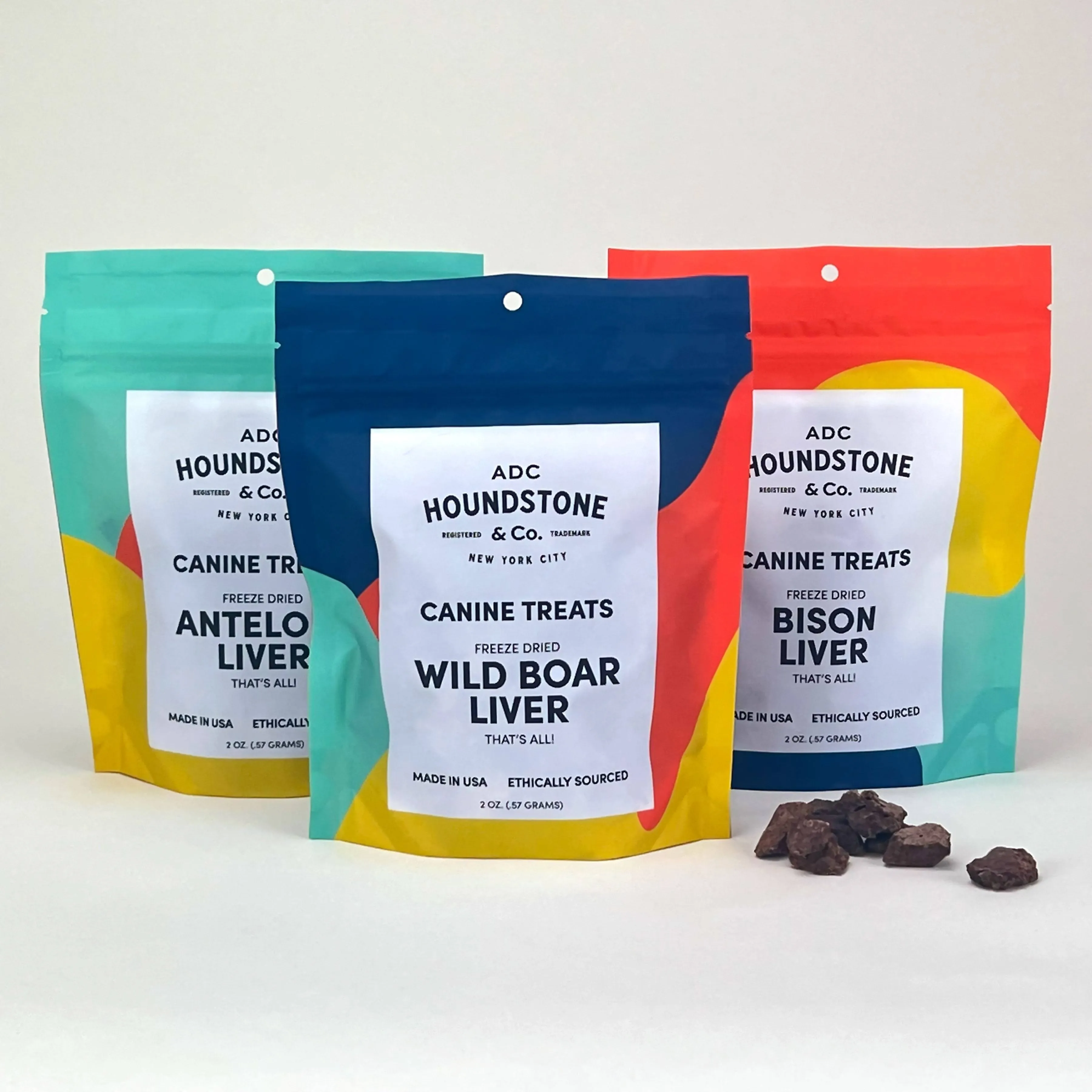 Wild Boar Liver Freeze-Dried Dog Treats, 2 oz Bag - All-Natural & Ethically Sourced, Made in USA